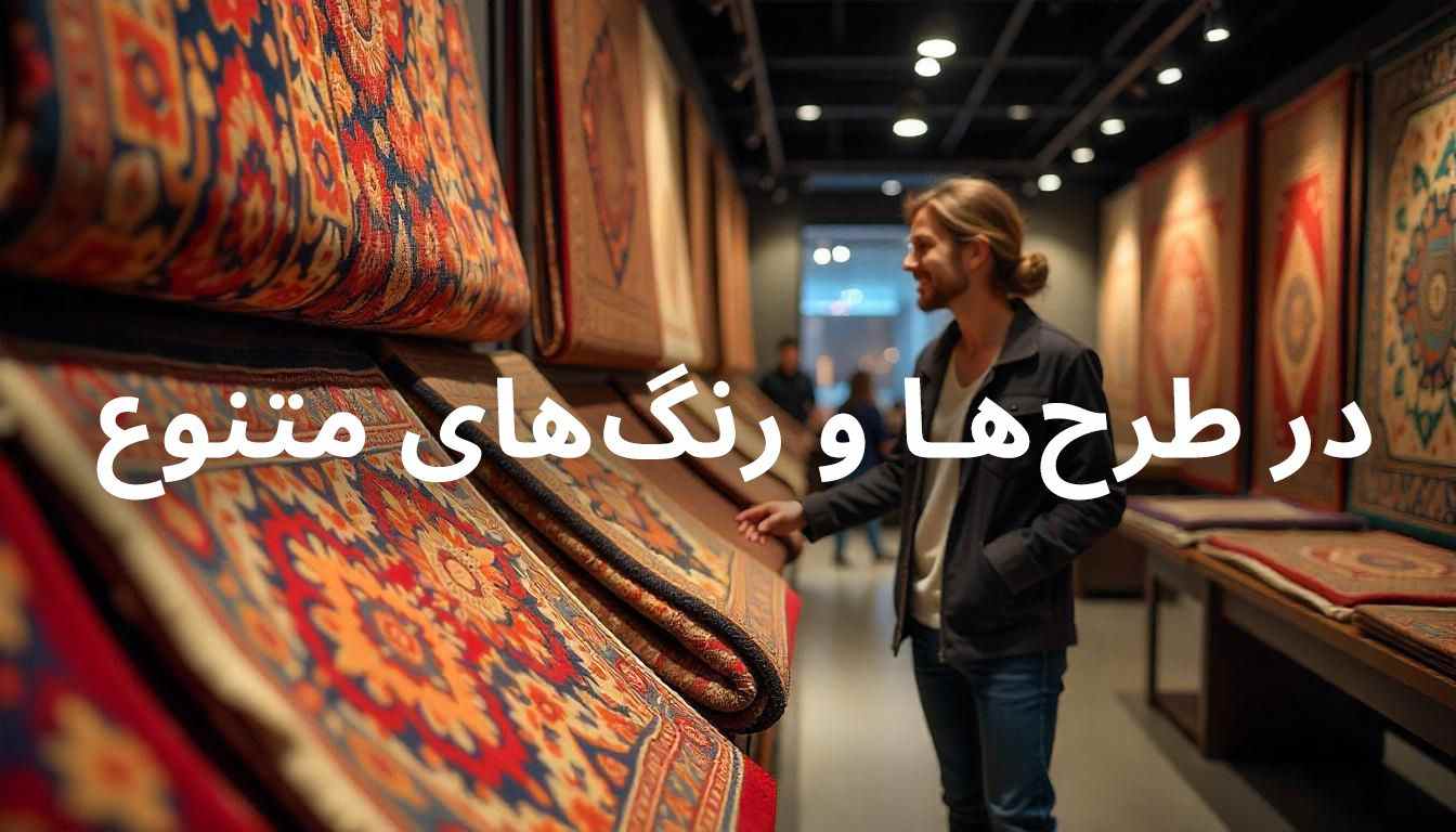 خرید فرش ماشینی در طرحها و رنگهای متنوع